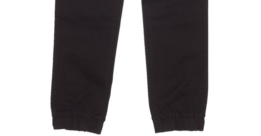 Silver Jeans - BOYS STRETCH TWILL JOGGERS : BLACK - Pink & Blue Kidz Clothing