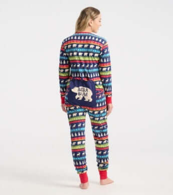 Little BlueHousebyHatley | Navy Fair Isle Adult Union Suit