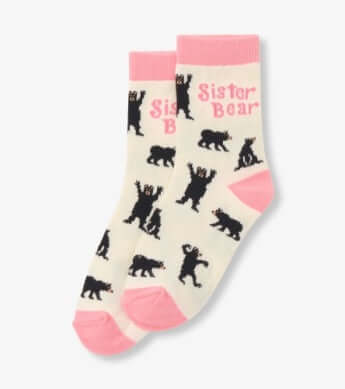 Sister Bear Kids Crew Socks