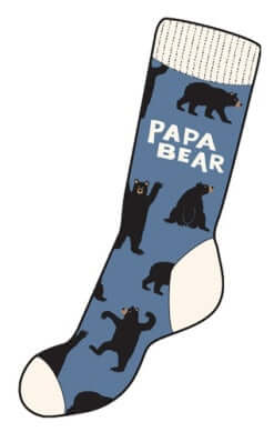 Papa Bear Men's Crew Socks