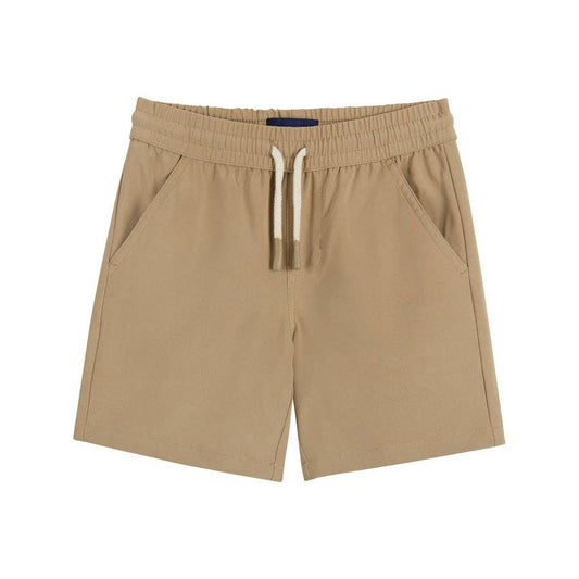 Andy & Evan - Boys Synthetic Short - Beige - Pink & Blue Kidz Clothing