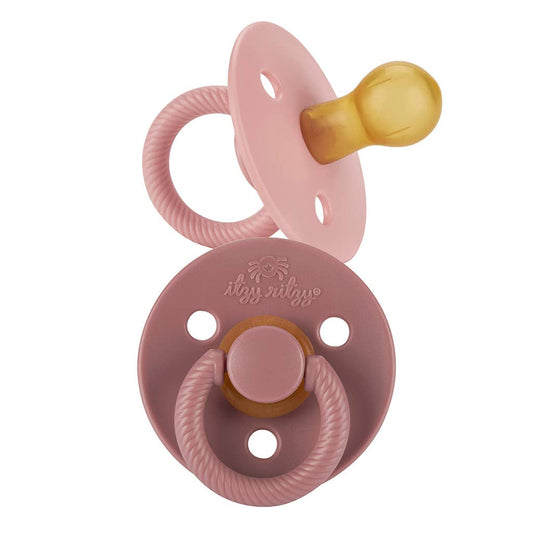 Itzy Ritzy - Itzy Soother™ Natural Rubber Paci Sets - Pink & Blue Kidz Clothing