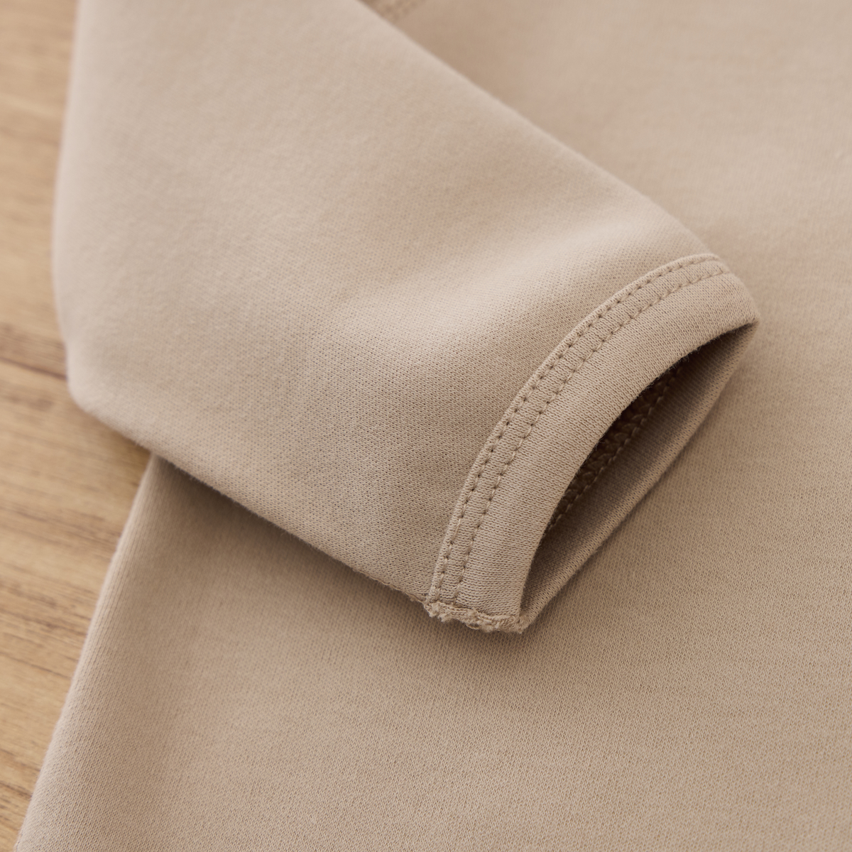 Blara Organic House Long-Sleeve Bodysuit – Khaki