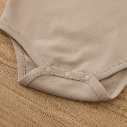 Blara Organic House Long-Sleeve Bodysuit – Khaki