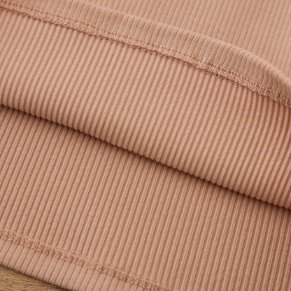 Blara Organic House Ribbed Base Top – Brown