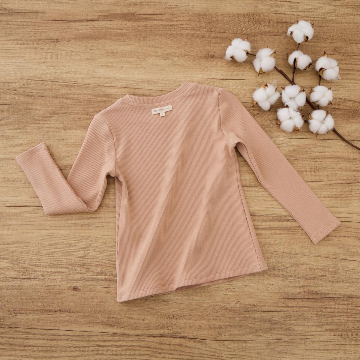 Blara Organic House Ribbed Base Top – Brown