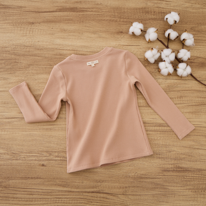 Blara Organic House Ribbed Base Top – Brown