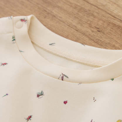 Blara Organic House Base Top – Floral Garden Print