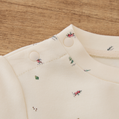 Blara Organic House Base Top – Floral Garden Print