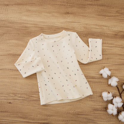 Blara Organic House Base Top – Floral Garden Print