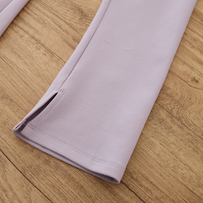 Coming Soon – Blara Organic House Flare Leggings – Purple