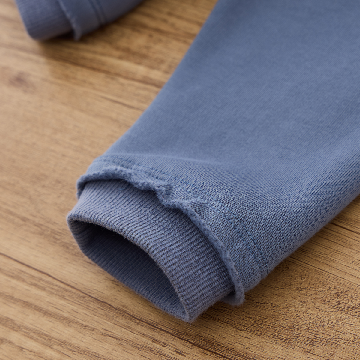 Blara Organic House Raw Hem Sweatshirt – Blue