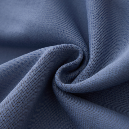 Blara Organic House Raw Hem Sweatshirt – Blue