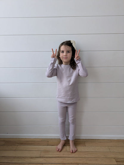 Coming Soon – Blara Organic House Flare Leggings – Purple