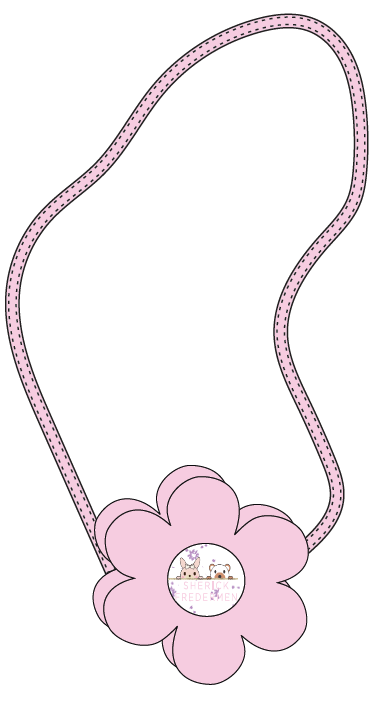 3D Flower-shaped crossbody purse