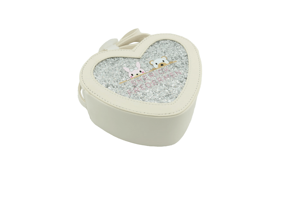 3D Heart-shaped crossbody purse