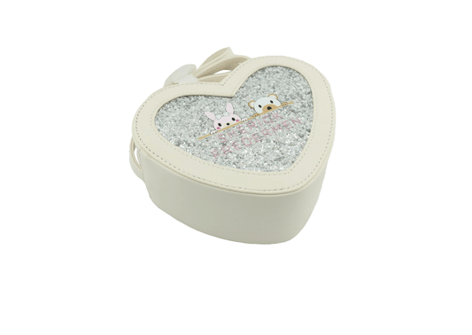 3D Heart-shaped crossbody purse
