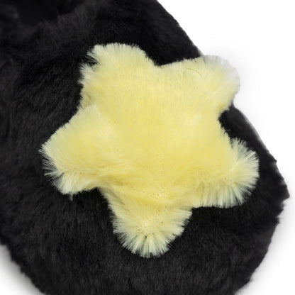 3D Star Faux Fur Slipper