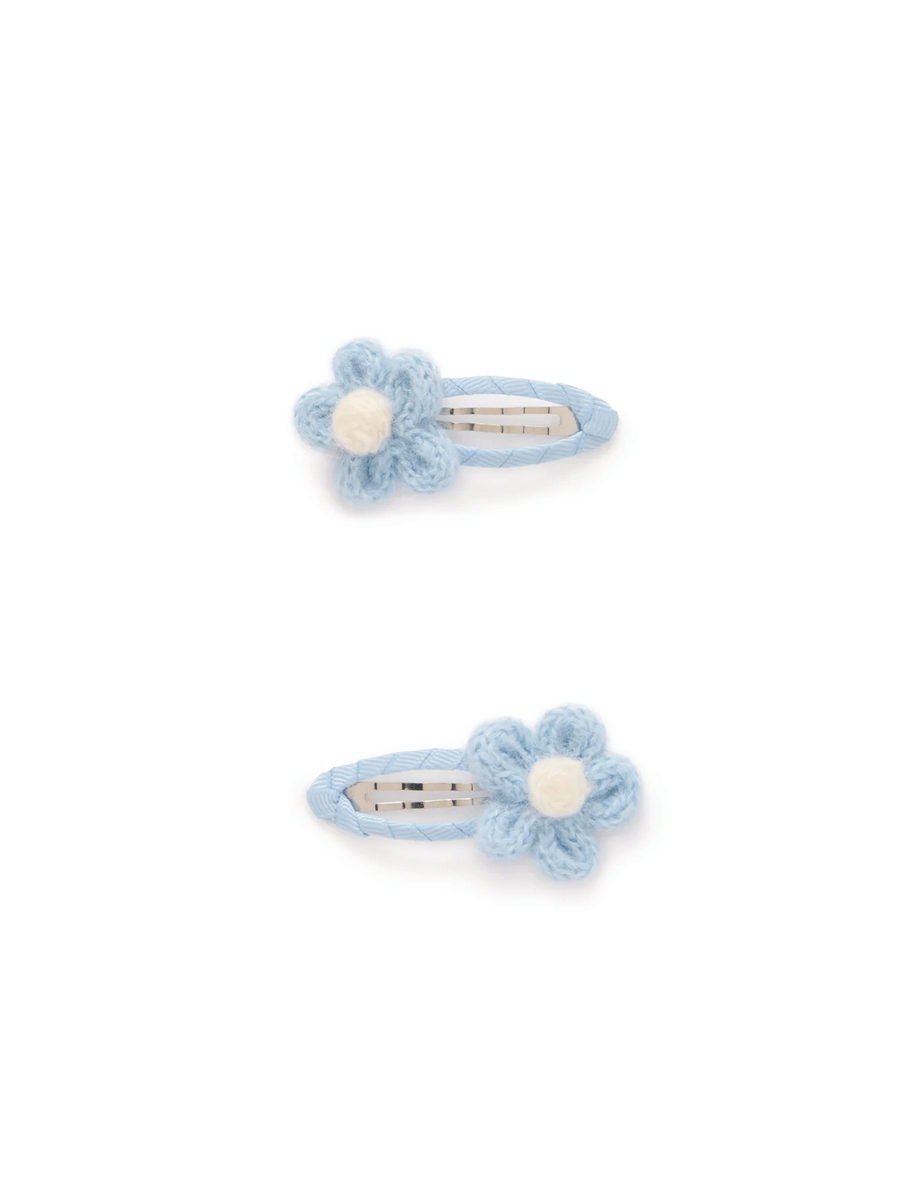 Single 3D Knit Flower Hair Clip