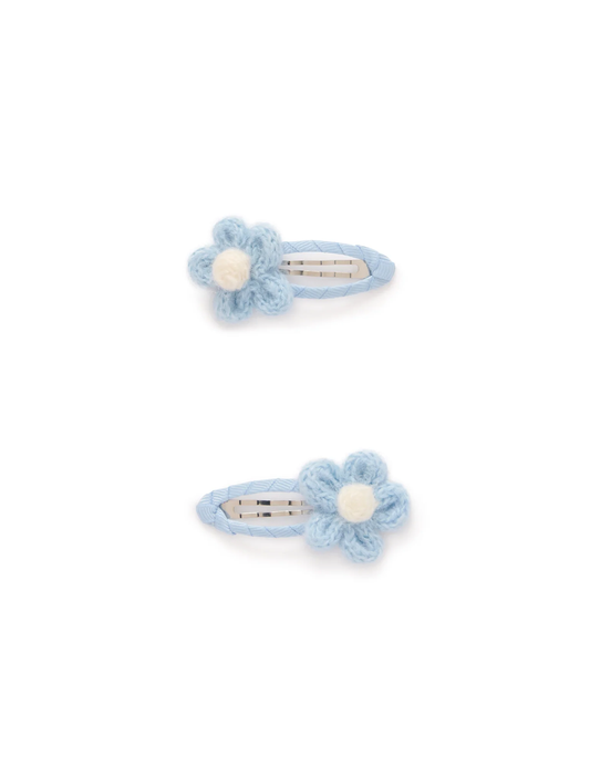 Single 3D Knit Flower Hair Clip