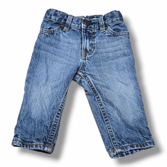 Pre-loved Oshkosh children's clothing 6M classic leg jeans in excellent condition.
