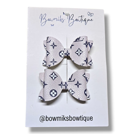 Bowmiks Boutique | 2 Inch Pigtail Bow Clips