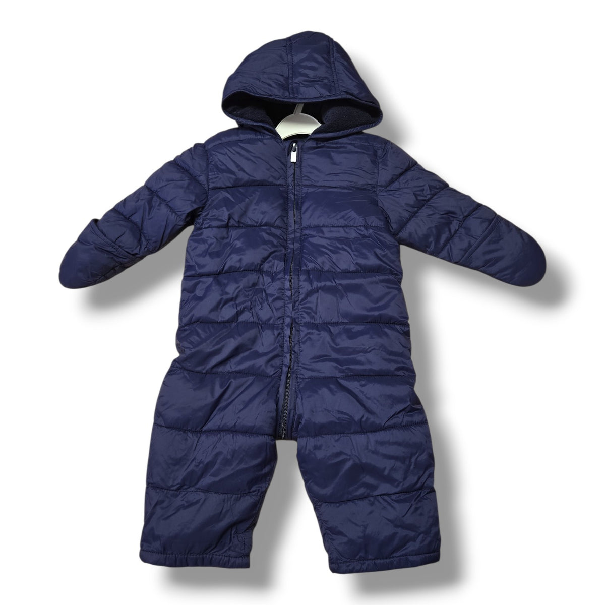 Old Navy Navy Blue Puffer Snowsuit | 12–18 Months | Pre-loved Quality