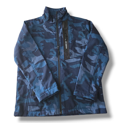 Free Country Boys' Camo Softshell Rain Jacket | Size 10–12 | Pre-loved Quality