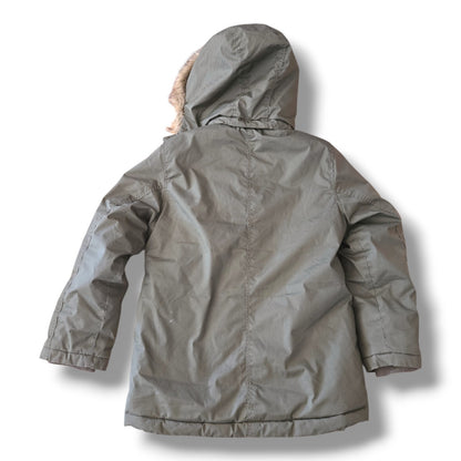 H&M Kids' Faux-Fur Hooded Winter Parka | 8–9 | Pre-loved Quality