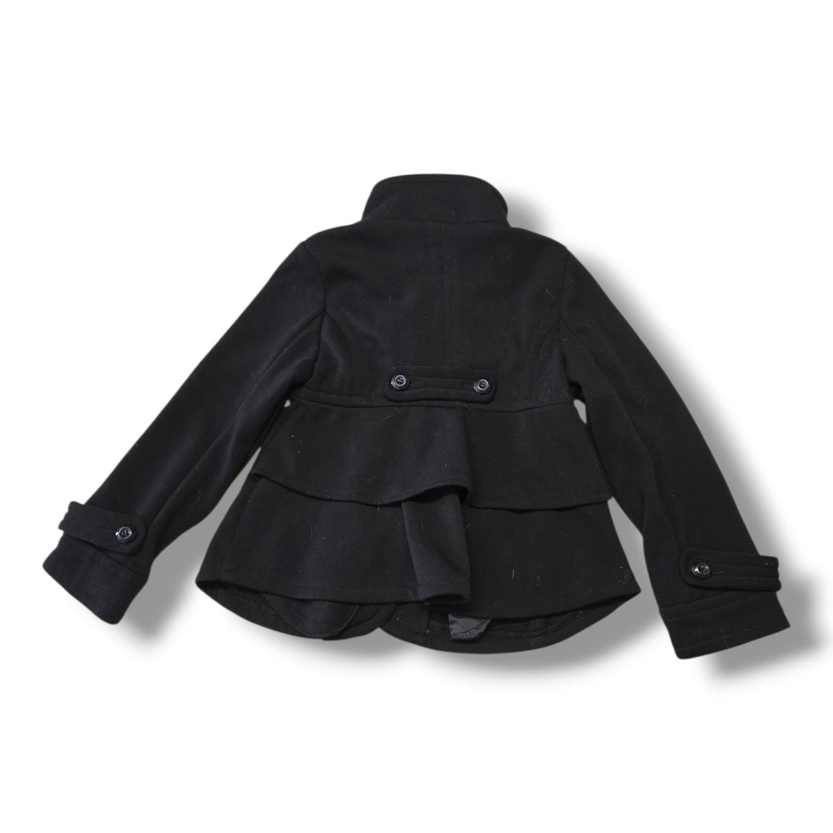 Dollhouse Outerwear Black High Collar Knit Jacket | Size 6X | Pre-loved Quality