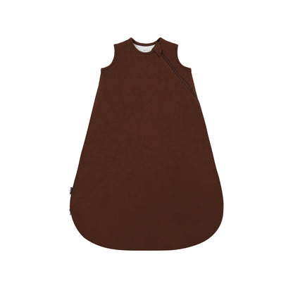bamboo sleep sack for babies in cocoa color, designed for comfort and movement.