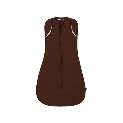 Coming Soon | Belan.J | 1.0 TOG Convertible Swaddle Sack - Cocoa, rich chocolate brown for baby comfort.