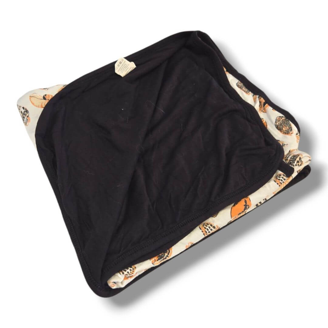 Shells in Ink and Desert Rose Kate Quinn Blankets, 42"x42"