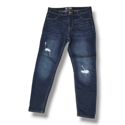 Dark Wash Wonder Nation Kids Bottoms, 14/16Y