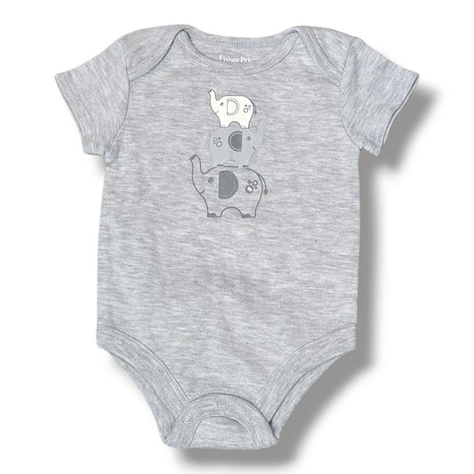 Heather Grey Fisher Price Onesies/BodySuit, 6M