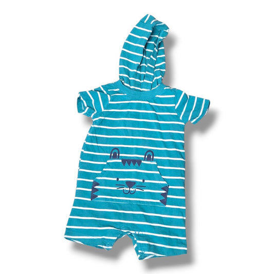 Teal Carters Kids Rompers, 12M