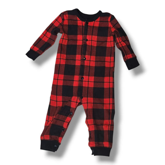 Black/Red Indigo Sleepers, 6/12M