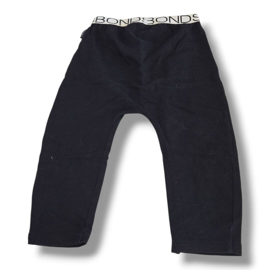 Black Bonds Kids Bottoms, 12-18M