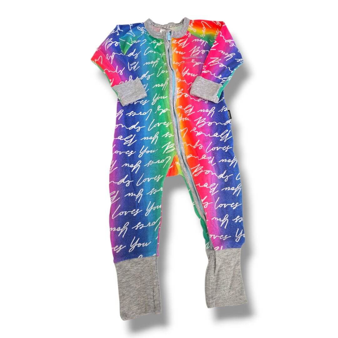 Multi-Color Bonds Kids Rompers, 6/12M