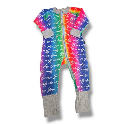 Multi-Color Bonds Kids Rompers, 6/12M