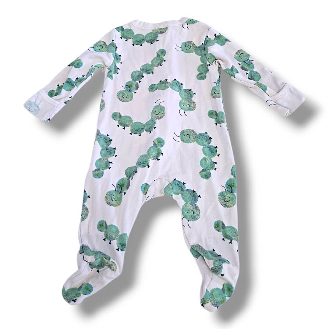 White Old Navy Pajamas, 0/3M