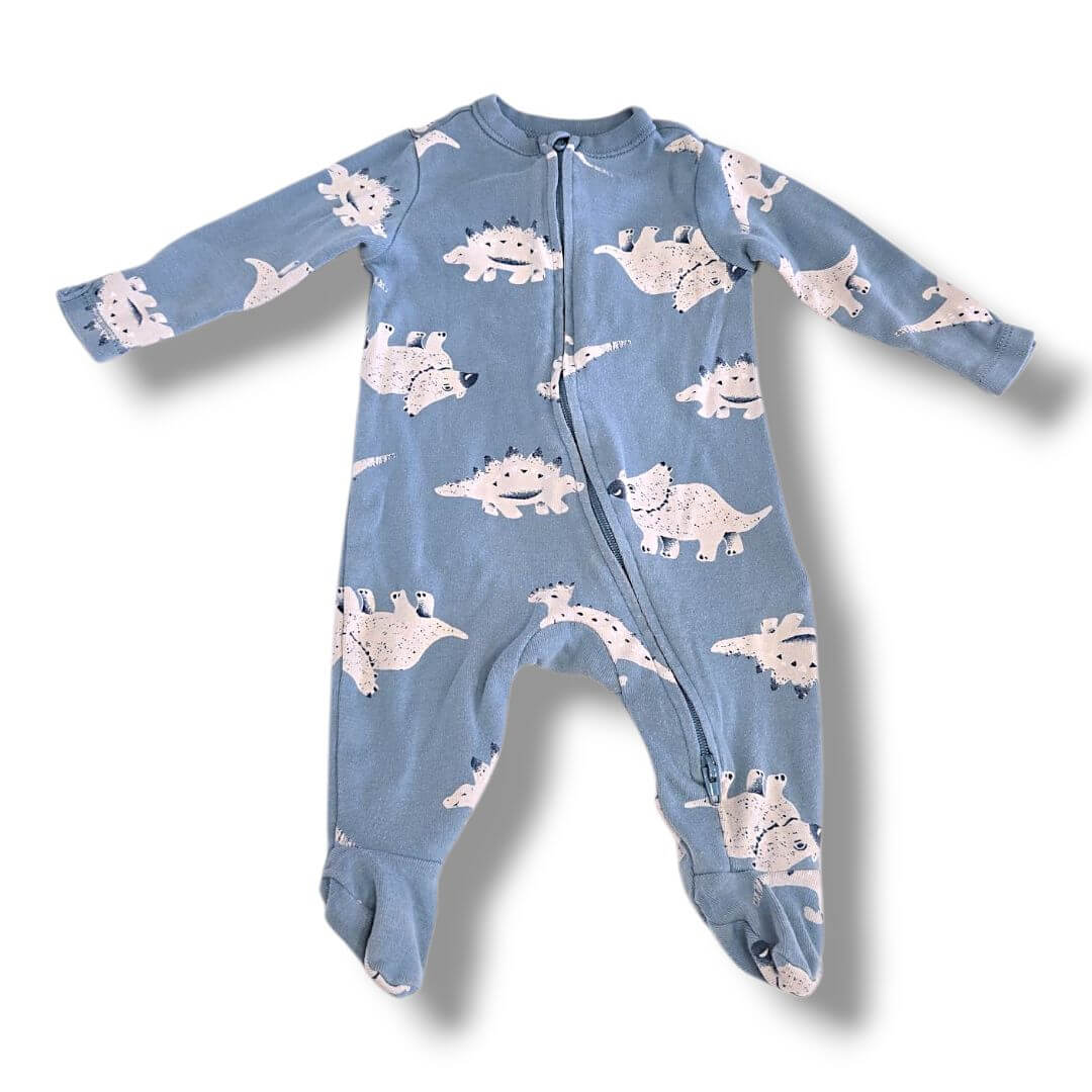 Light Blue Old Navy Pajamas, 0/3M