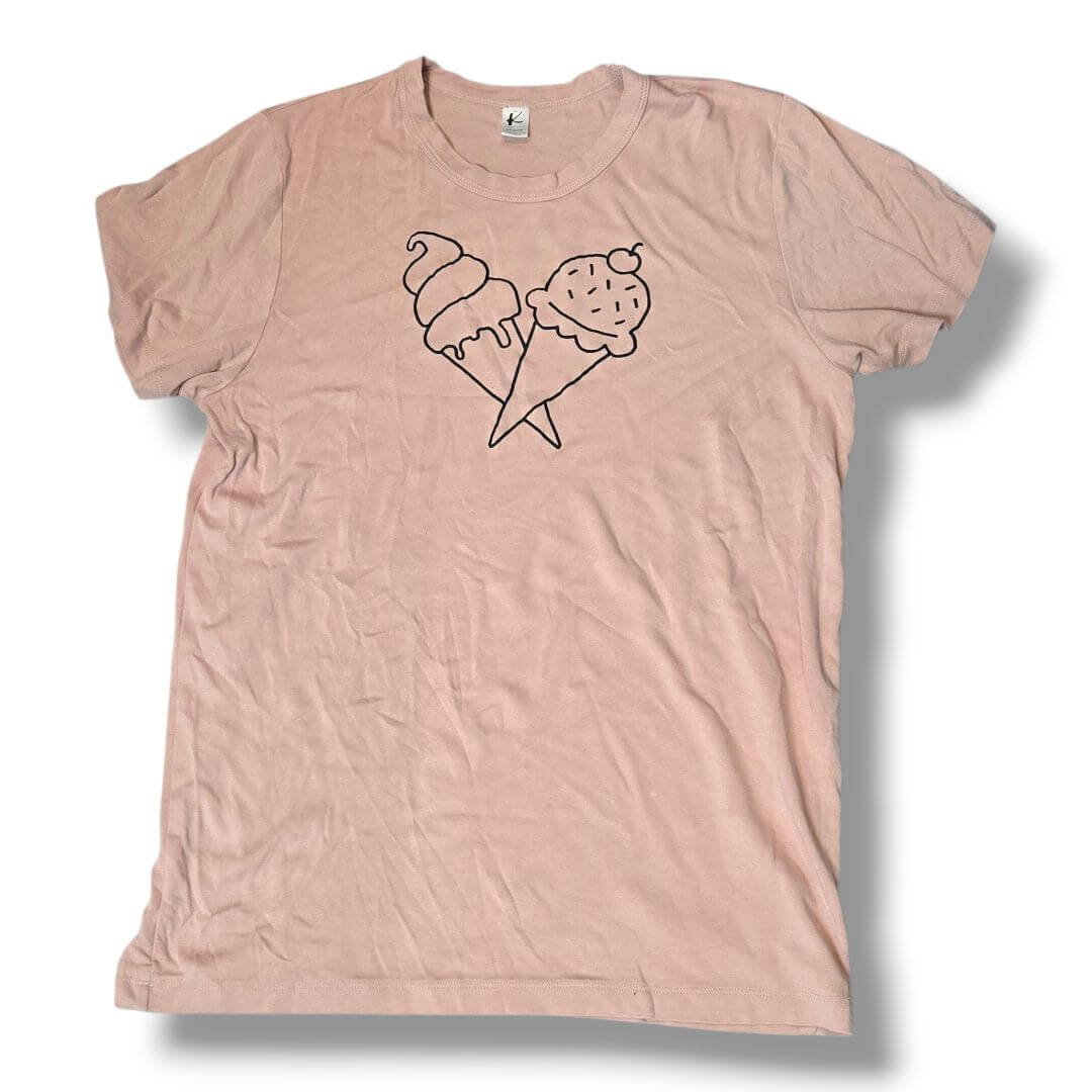 Light Pink Little & Lively Adult Tops, Medium