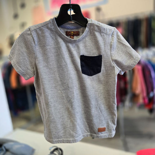 Heather Grey 7 For All mankind Kids Tops, 4T