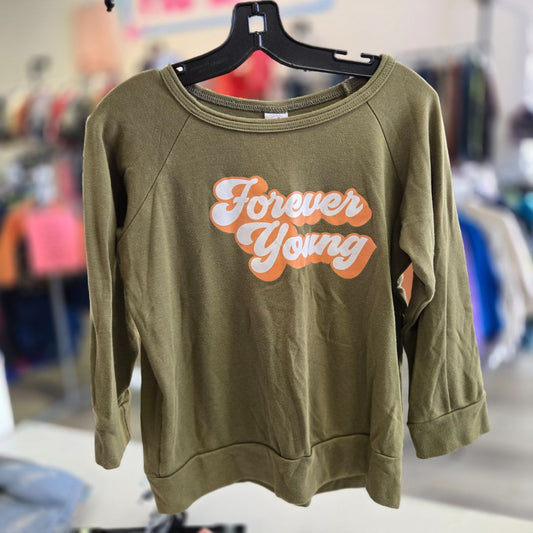 Olive Green Little & Lively Kids Tops | 5/6Y