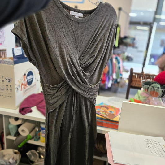 Olive Green Motherhood Maternity Dress, Small