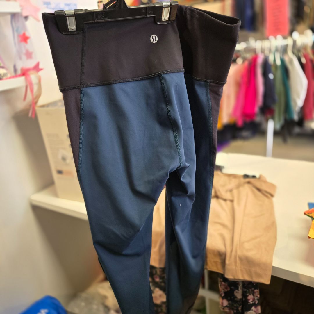 Teal Lululemon Adult Pants, Small