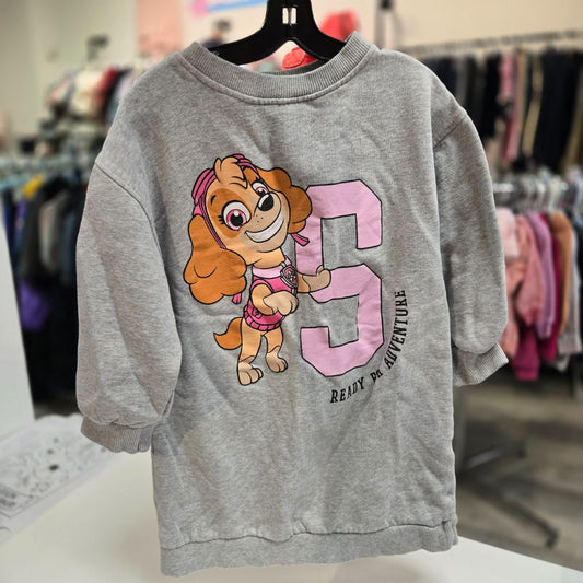 Grey Zara Kids Dresses, 4/5Y