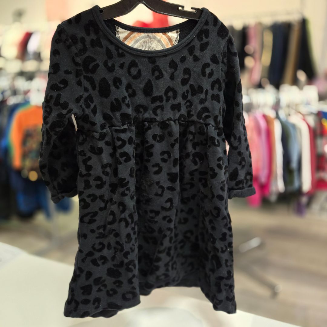 Black Little Rowe Kids Dresses, 5T