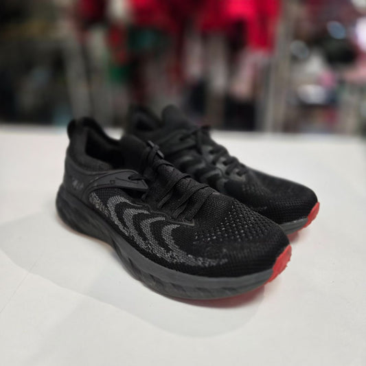 Black George Kids footwear, 5Y